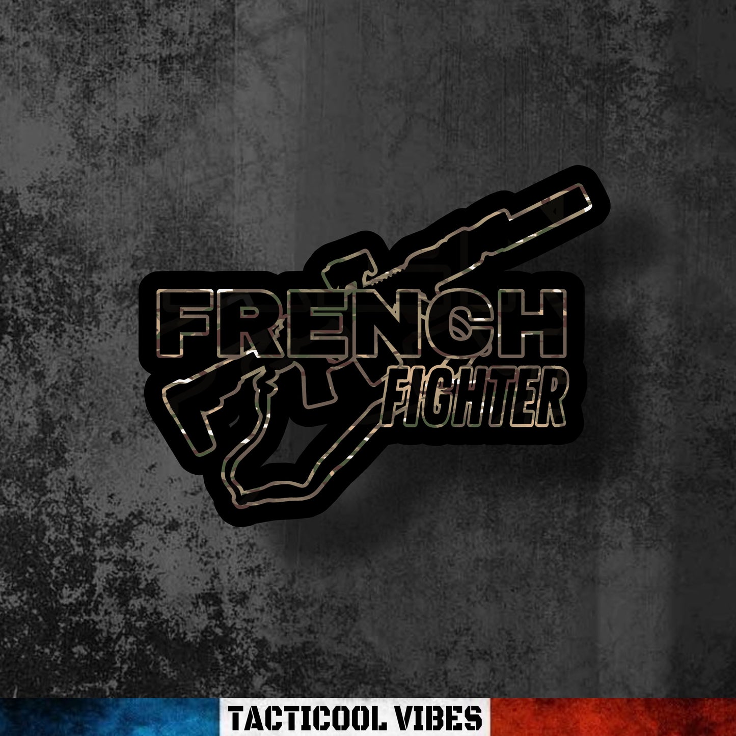 Sticker - French Fighter fusil