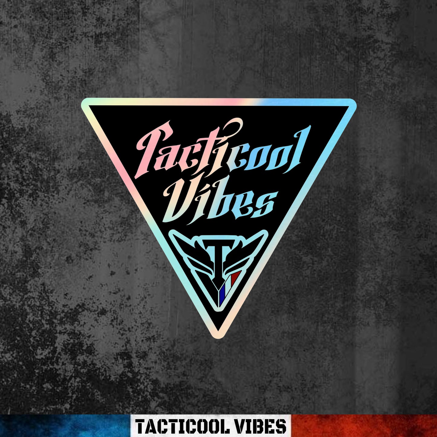 Sticker - Classique Tacticool Vibes Holographique