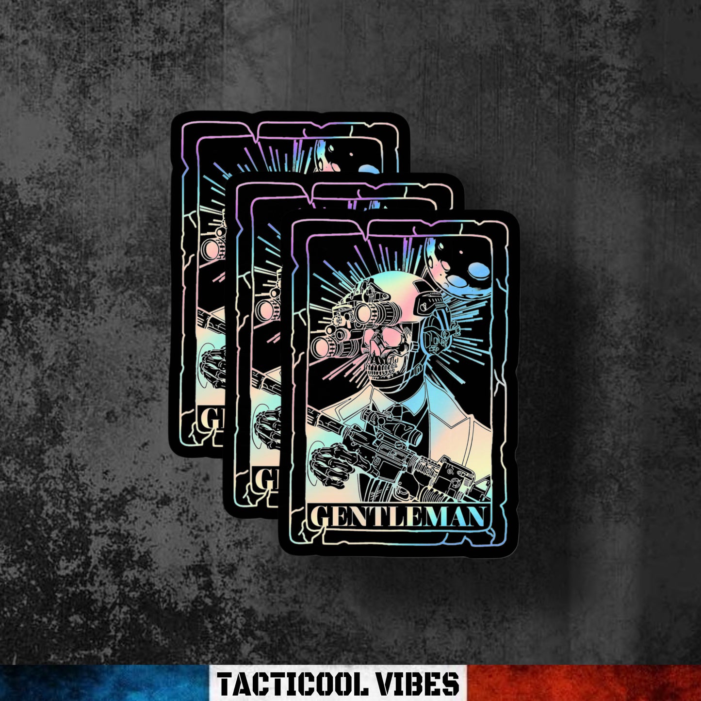 Sticker - Gentleman Holographique