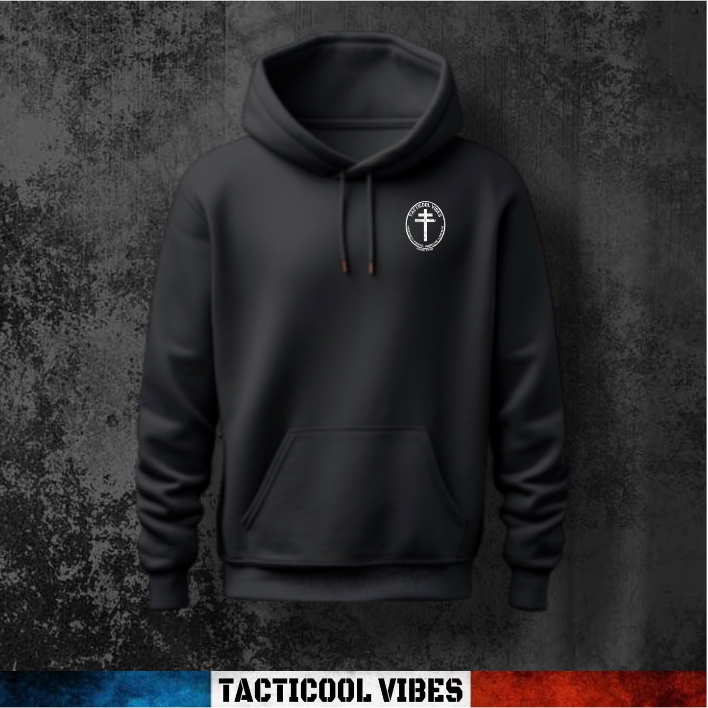 Résistance blanc - Sweat à capuche