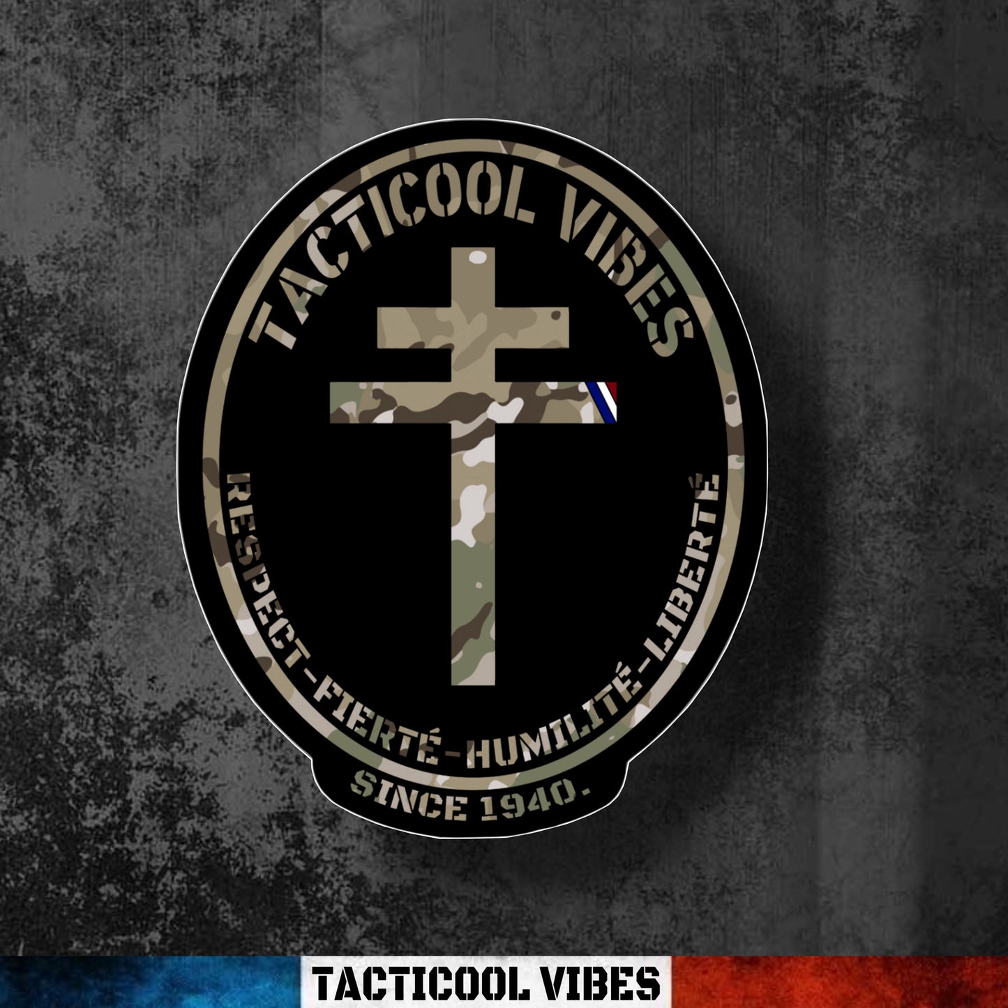 STICKERS - RESISTANCE MULTICAM