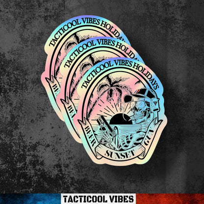 Sticker - Holidays holographique
