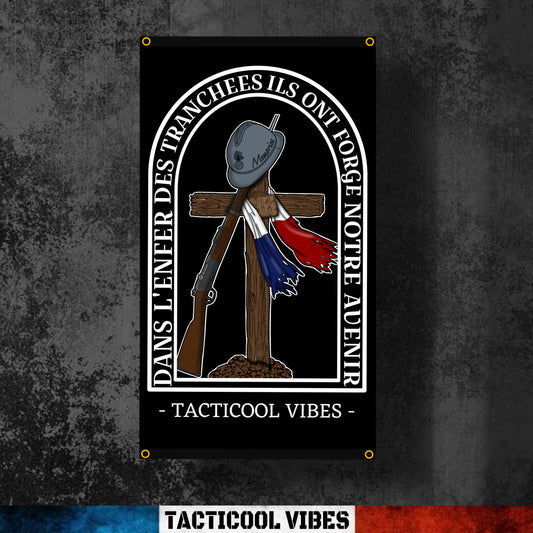 Drapeau - Devoir de mémoire