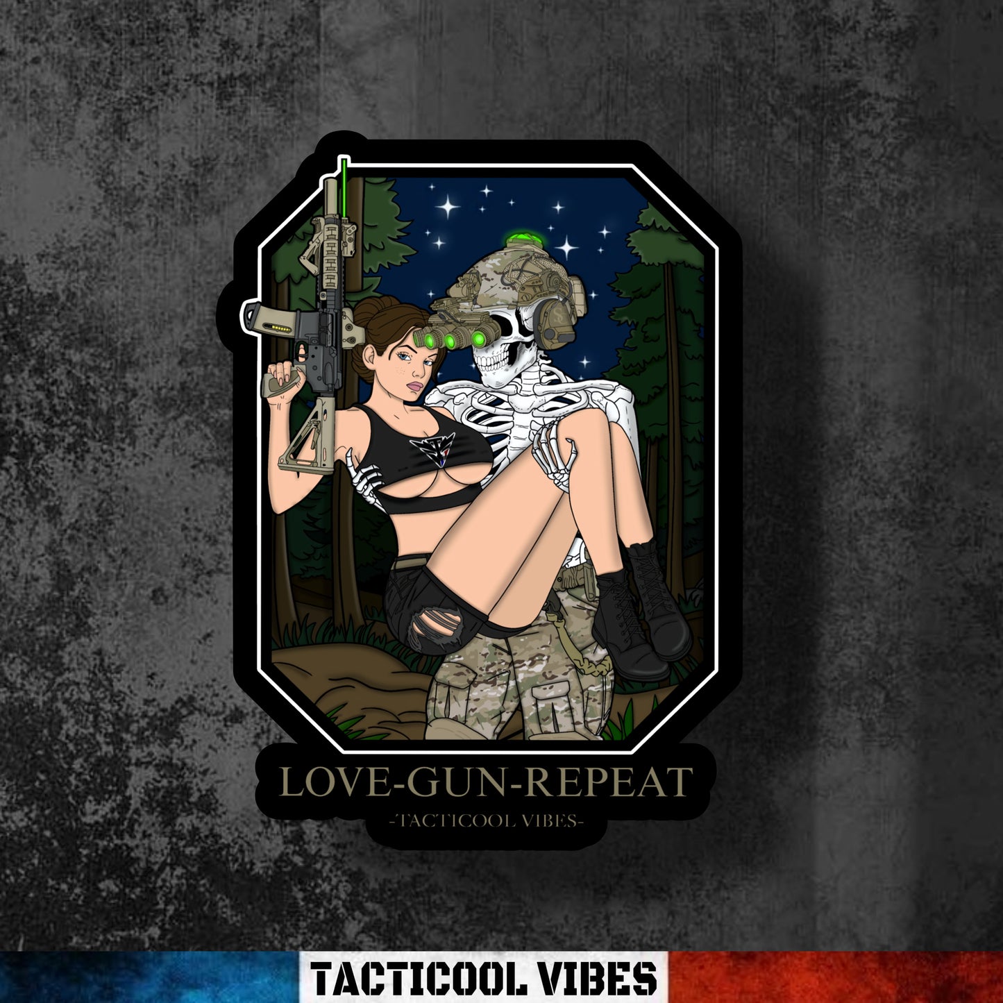 Stickers - Love Gun Repeat