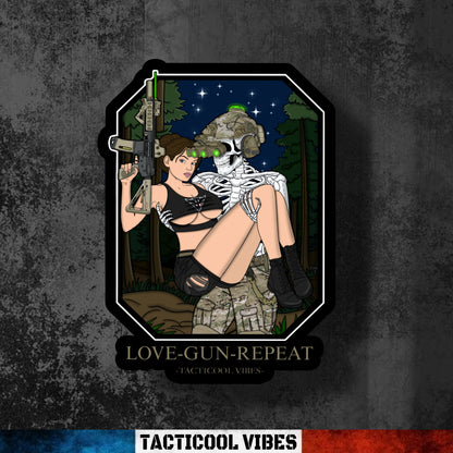 Stickers - Love Gun Repeat
