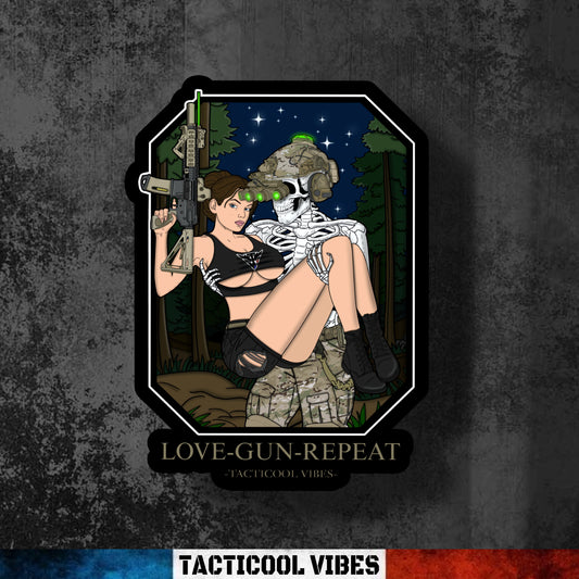 Stickers - Love Gun Repeat