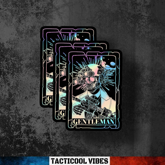 Sticker - Gentleman Holographique
