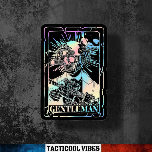 Sticker - Gentleman Holographique