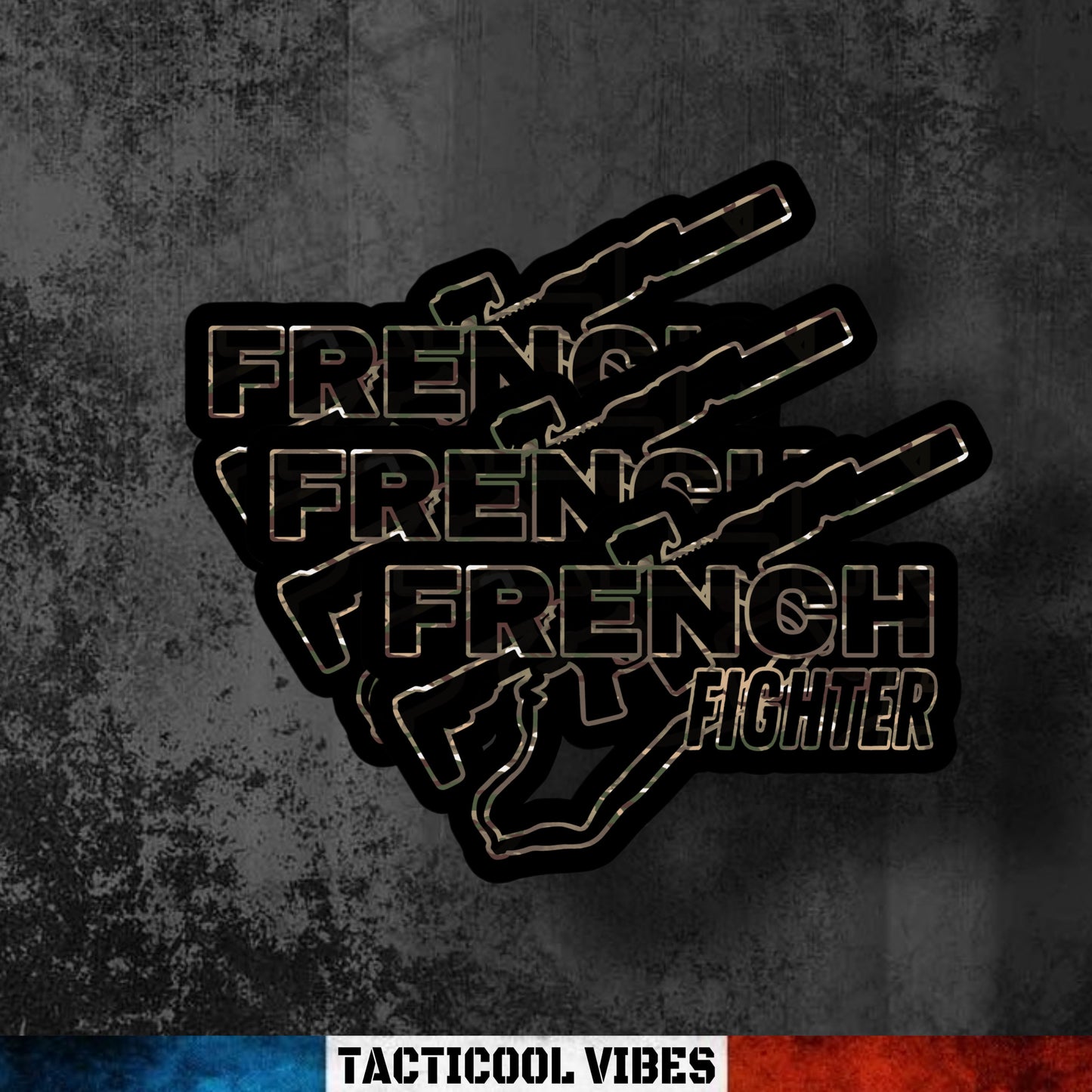 Sticker - French Fighter fusil