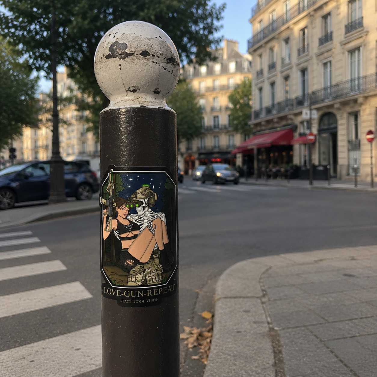 STICKERS - LOVE GUN REPEAT