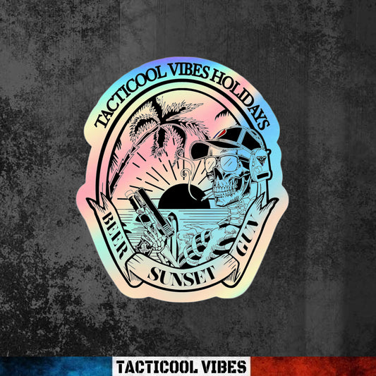 Sticker - Holidays holographique