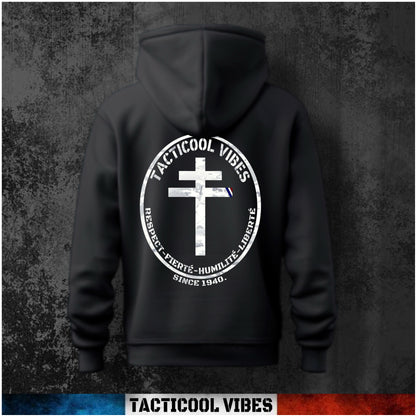 Résistance blanc - Sweat à capuche