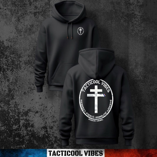 Résistance blanc - Sweat à capuche