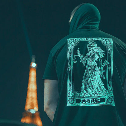 JUSTICE SKULL - T-SHIRT